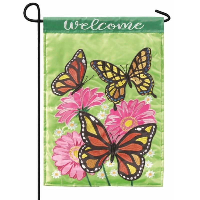 Butterflies & Flowers Garden Flag